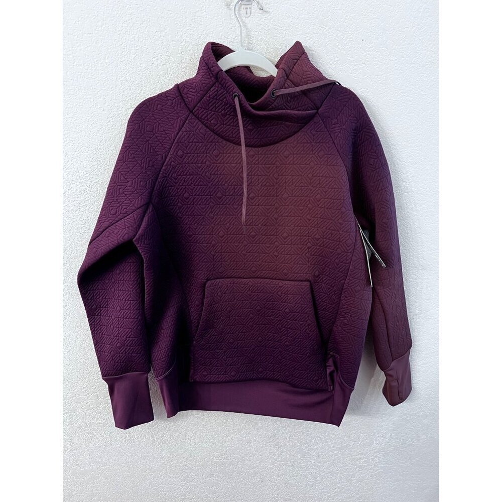 Athleta Jacquad elevation performance JA-Class pullover women size medium